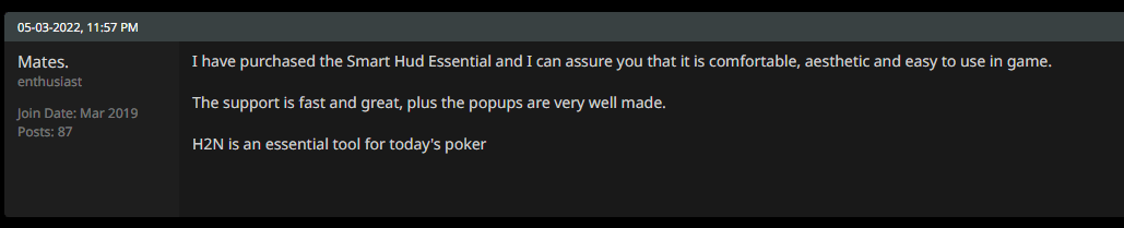 "Mates" in 2+2 forum