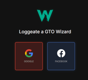 Log in gto wizard