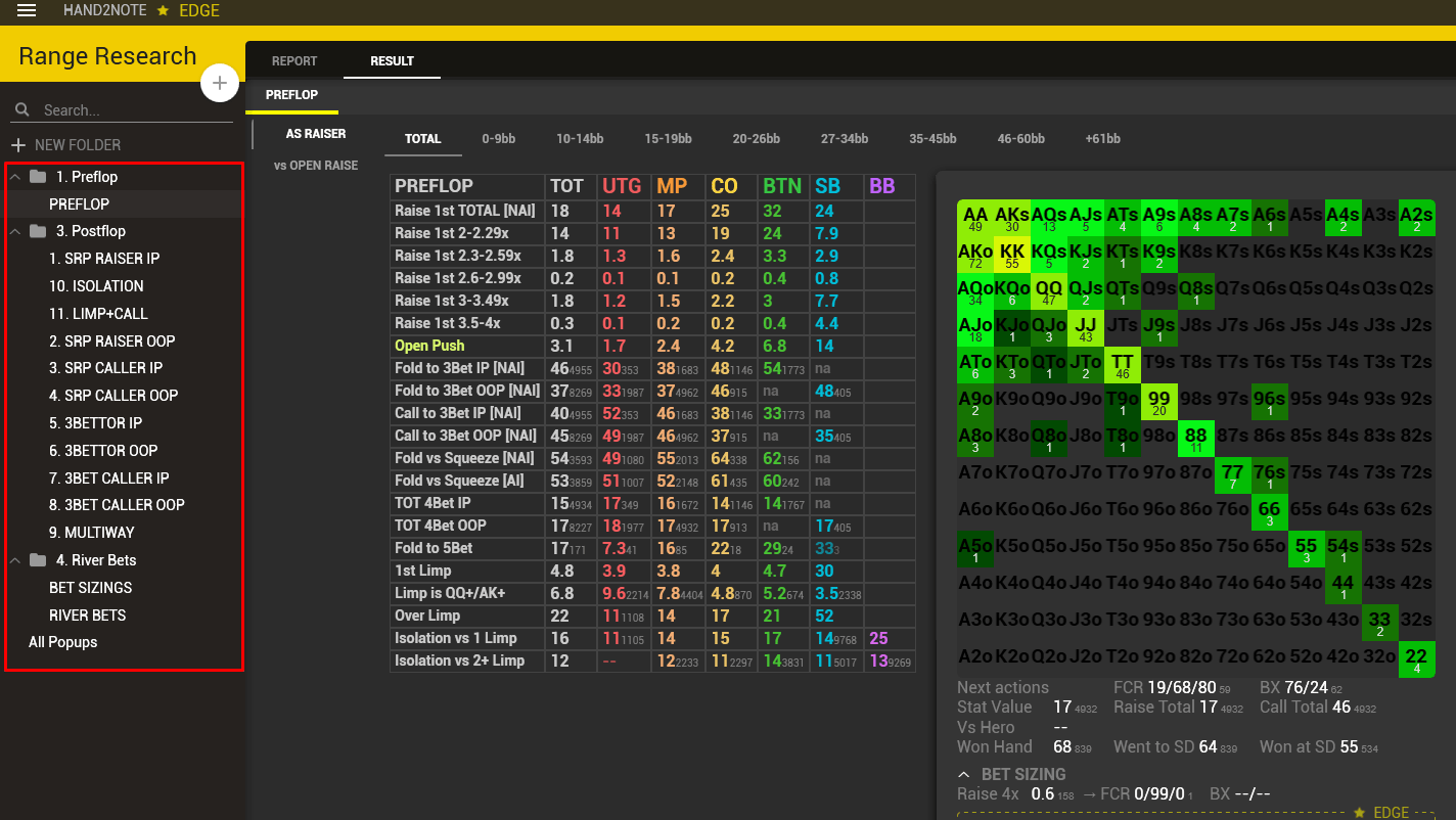 hand2note range research